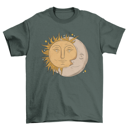 Moon and sun t-shirt