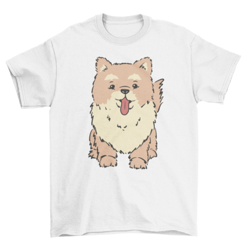 Pomeranian dog cute t-shirt