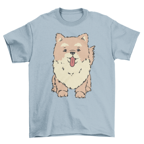 Pomeranian dog cute t-shirt