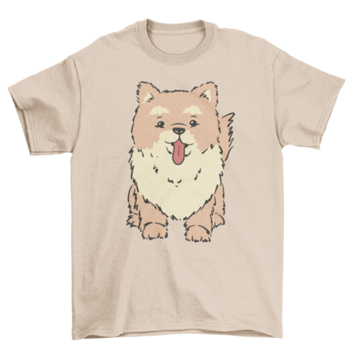 Pomeranian dog cute t-shirt