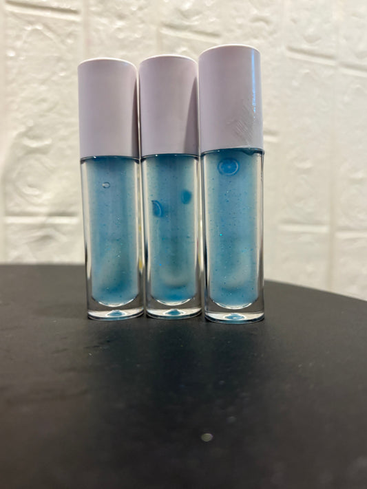 Shiny blue
