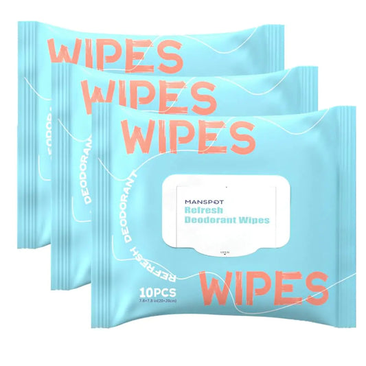 Generic Deodorant Wipes Women Body Wipes for Women Men Travel Wipes Feminine Wipes 3 Pack