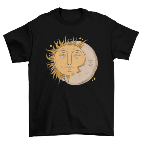 Moon and sun t-shirt
