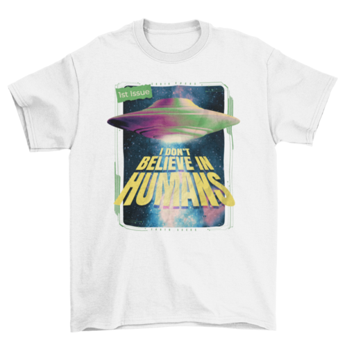 Funny alien psd t-shirt